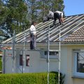 Entretien du patrimoine communal : réfection de la toiture d’une maison théâtre gallo-romain